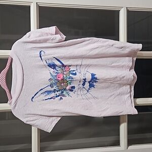 Kids girls JCrew bunny t shirt size 6-7